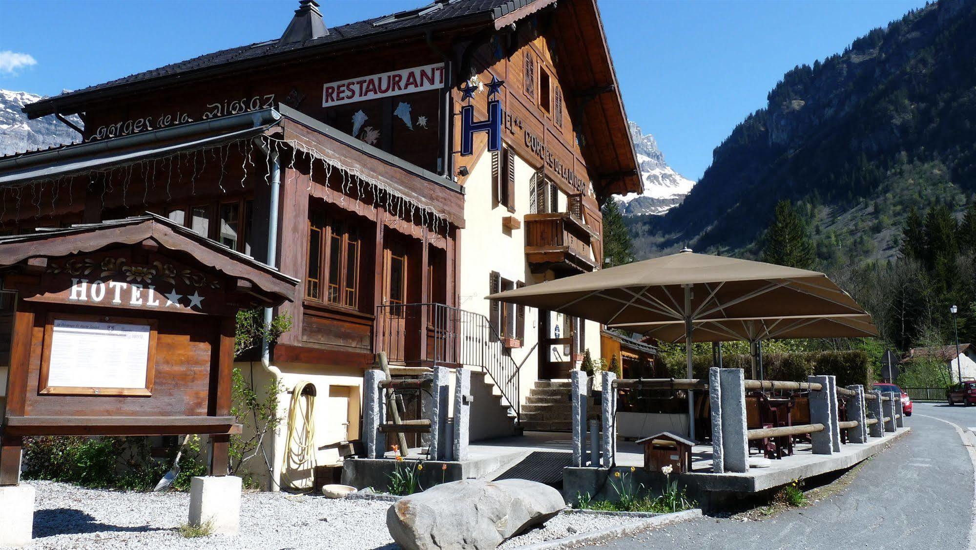 Auberge Les Gorges De La Diosaz Servoz Exterior foto